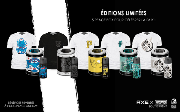 axefrance's tweet photo. Upgrade ton style avec la #MIXFORPEACE Collection! Pour tenter de gagner ta Peace Box, follow @EffetAXE & RT ce tweet http://t.co/sCptMrcyt8