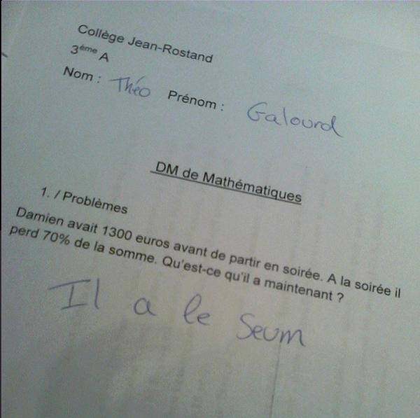 TrevyBB's tweet photo. PTDRRRRRRR LUI C'EST LE MEILLEUR 😂😂😂 http://t.co/oieonoLrwt