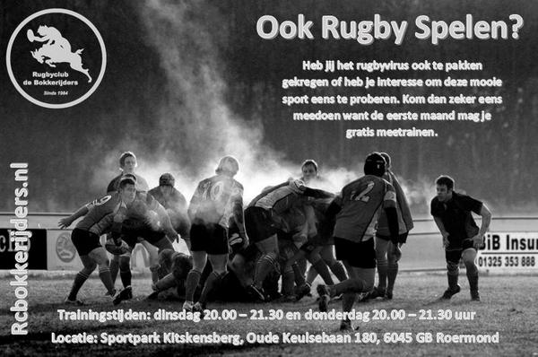 Maak kennis met rugby in Roermond!
Kennismaken met rugby? Kom naar een wedstrijd of een training.