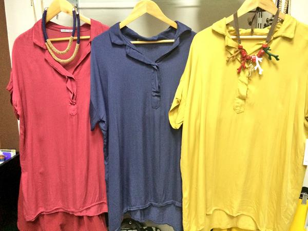 Blusas anchas. 5 colores diferentes.