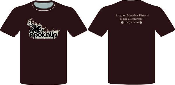 Pre-order kaos Apokalip sdh dibuka via <a href="/koalisinada/">isilaoK adaN</a>. Konon cuma akan dirilis 13 pcs. So, be smart!