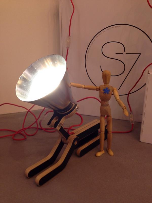 Sagalgroup's tweet image. @StructuresUK loving the WAaf lights in the emerging brands section #sagalwoodenman