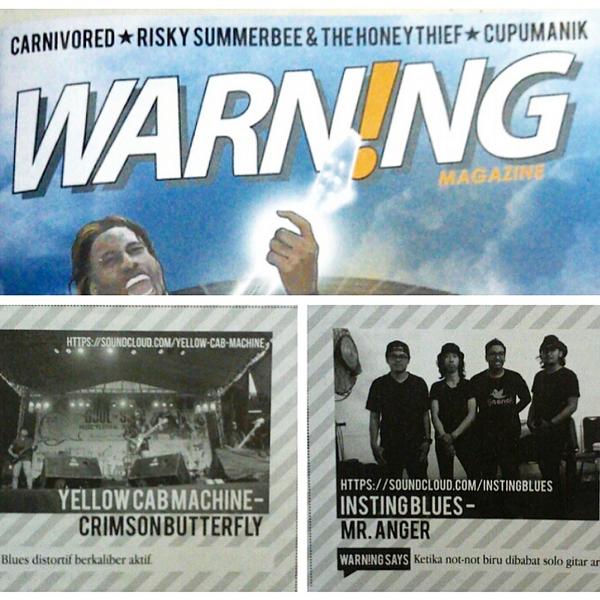 InstingBlues's tweet photo. Uyeeeaahh"@YellowCab_M: Yellow Cab Machine &amp; teman kami dr Yogyakarta @InstingBlues bs ditemukan di War @WARNINGmagz http://t.co/zpKVTPhc9u"