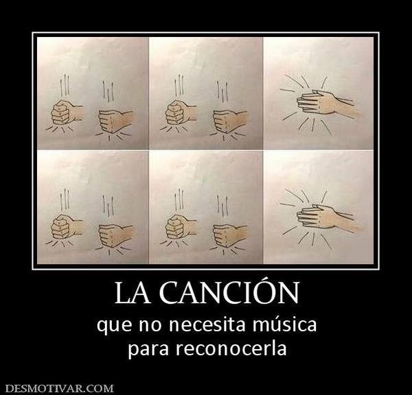 ¿Sabéis qué canción es?