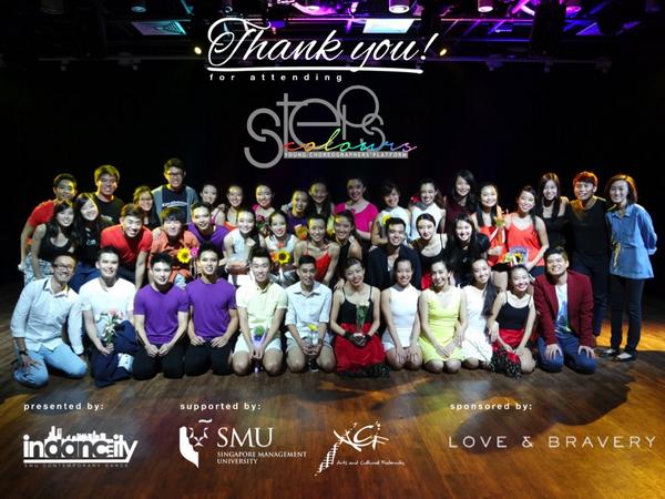 INDANCITY's tweet photo. Thank you for supporting STEPS: Colours! http://t.co/zSnLN2YSwc