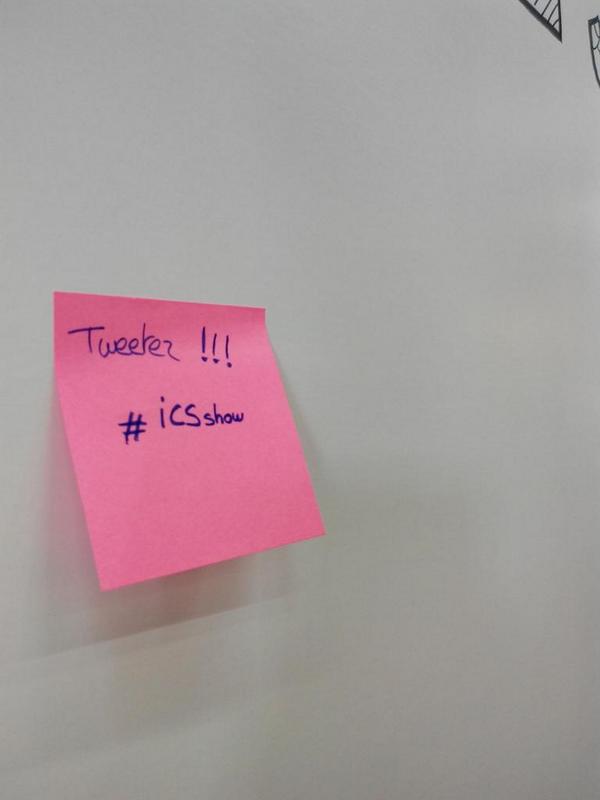 remysirieix's tweet image. Écrivez vos suggestions et idées sur le post-corner de l'#ICSshow hall 4 canton 3