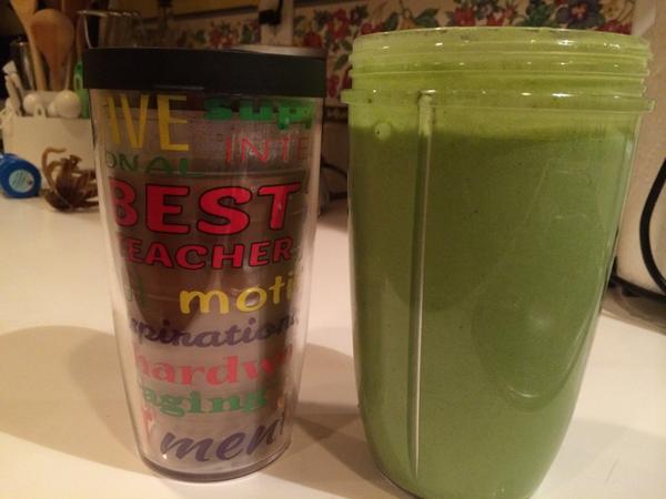 _alapcevic's tweet photo. Coffe and the big green smoothie to get me through the hump day! #HulkinIt #gimmecaffeine http://t.co/x0fYy9fj56