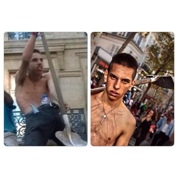 Tomiii_B's tweet photo. On as retrouvés pelleman #TechnoParade #TechnoParade2014 http://t.co/qAeuBtRI2e