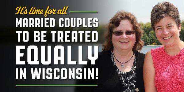 WI4Marriage's tweet photo. #Wisconsin can no longer ignore the 550+ same-sex couples who legally married in June: http://t.co/YU2d2sJiRj #lgbt http://t.co/3s7rGi8Y93