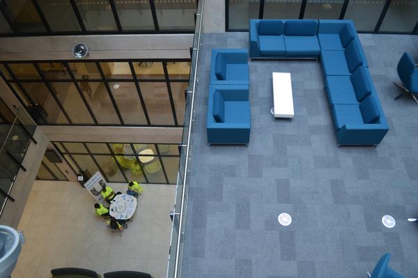 The view from the top at McIntyre House, our brand-new centre for graduate and post-graduate study #uni #freshers