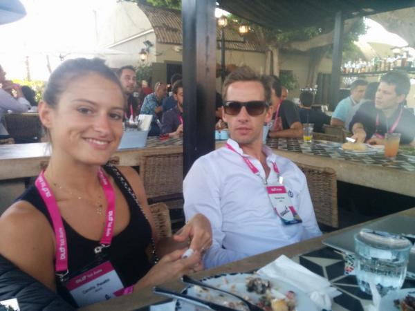 Lunchtime with the @evvnt  team!  #DLDTelAviv