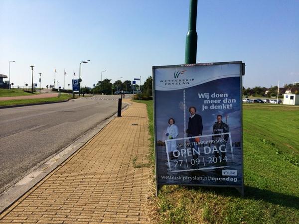 #superchill en #trots om je werk weer tegen te komen door heel #fryslan