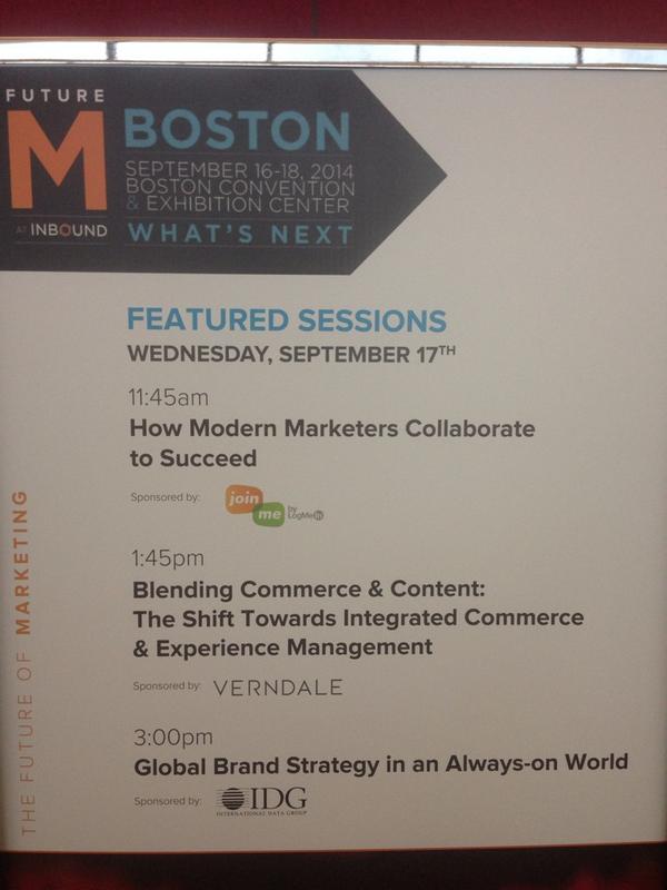 VerndaleTweets's tweet image. Today&apos;s the day! Session on the shift towards integrated #commerce &amp;amp; content, at 1:45! #futurem #personalizedUX
