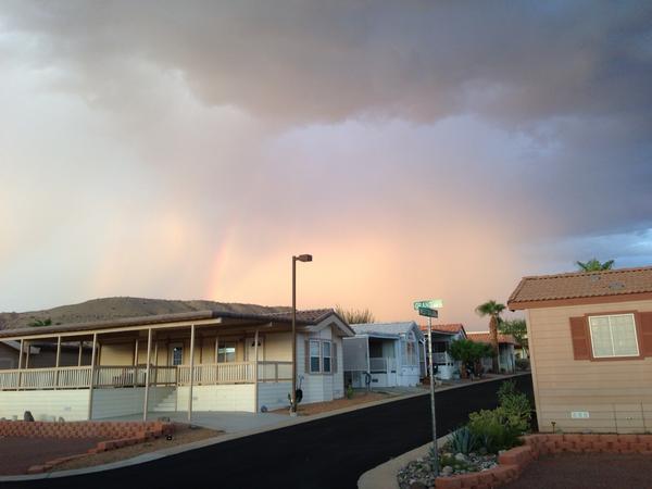 SandizonaS's tweet photo. #12NewsRain Bullhead City at 5:30pm Tuesday http://t.co/E33yvZ9hhP