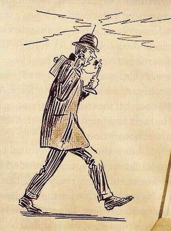 CoinWuTang's tweet photo. Una ilustración de 1908 de un teléfono móvil futuro. http://t.co/30jEVUxiF1