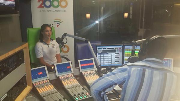 <a href="/TeamNissanLexi/">LexiStais-TeamNissan</a> in the <a href="/radiotwok/">Radio 2000</a> studio with @victory2kSA, talking riding &amp; her dreams of riding #GalenciaDerby