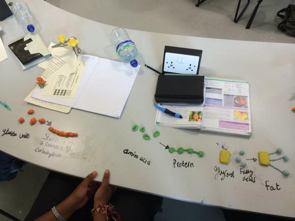TCOLCScience's tweet photo. Helen and Rahul's food chemistry http://t.co/0WhVy5m385
