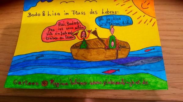 Bodo &amp; Lisa fahren heute Boot :-D