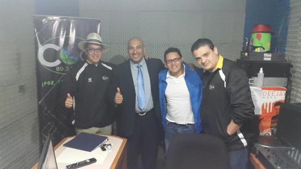 La cancion de la semana con Omar Angulo en <a href="/COOL893/">Cool893</a> con <a href="/Marvin_Cool893/">Marvin Ali Funes</a> <a href="/GordoSaboor/">Armando Regalado</a> <a href="/Diego_Selva/">Diego Selva</a>