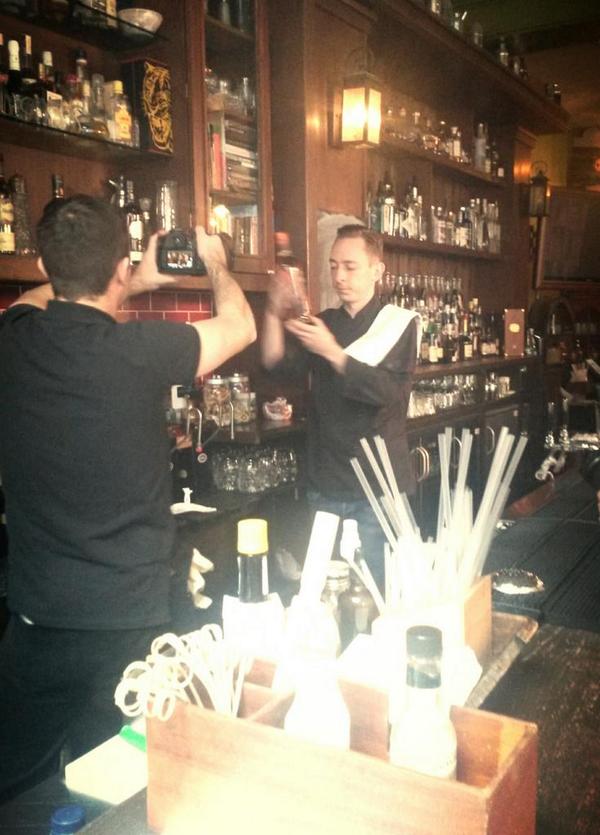 That's a wrap! Great day filming with <a href="/RomanFoltan/">Roman Foltan</a> &amp; his incredible #Glenfiddich #OakFashioned #TheArtesian