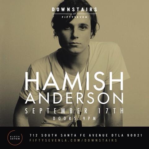 kristinjuel's tweet photo. 2night @hamishkanderson hits @FiftySevenLA! Retweet &amp;bring friends &amp; we'll get your ticket! #newmusic #Burn #nextweek http://t.co/73Fl95cxoS