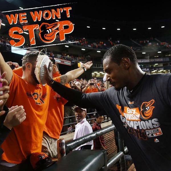 Orioles's tweet image. Stay Hungry! #ALEastChamps #WeWontStop