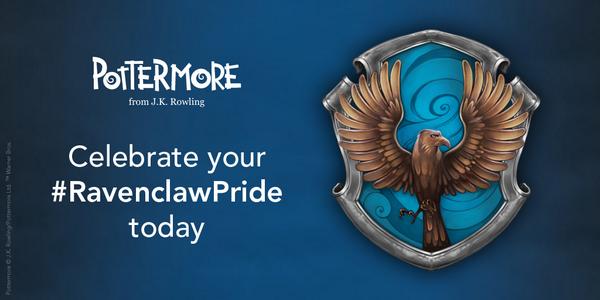 harrypotter's tweet image. Today is @Pottermore #RavenclawPride! RT if you're a proud eagle! pottermo.re/WBRavenclawPri…
