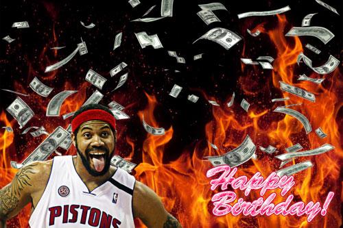 Happy 40th birthday Rasheed Wallace... Both teams played hard  