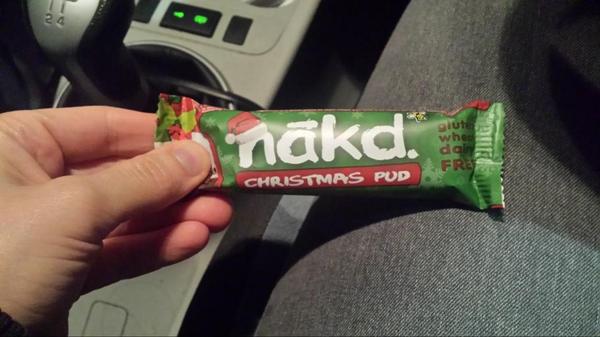 LisaInce's tweet photo. Discovery of the century in @asda !!! @nakd christmas pud bars!!! http://t.co/Gt2OrN2XsO