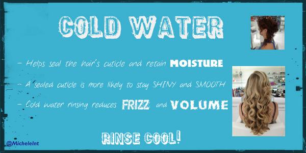 MicheleInt's tweet image. Does this heat feel like the #worstgiftever for your hair? Here's some humidity help! #RinseCool
