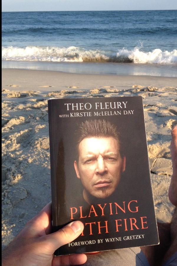nmc2294's tweet photo. @TheoFleury14 your book was amazing. I really enjoyed reading about your life and career. Thank you for sharing! #NHL http://t.co/6m2yMWcVHh