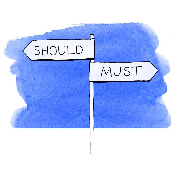 ChooseMust's tweet photo. There are 2 paths in life: Should &amp; Must. We arrive at this crossroads over &amp; over again. Each time, we get to choose http://t.co/dQ1ZkptniH