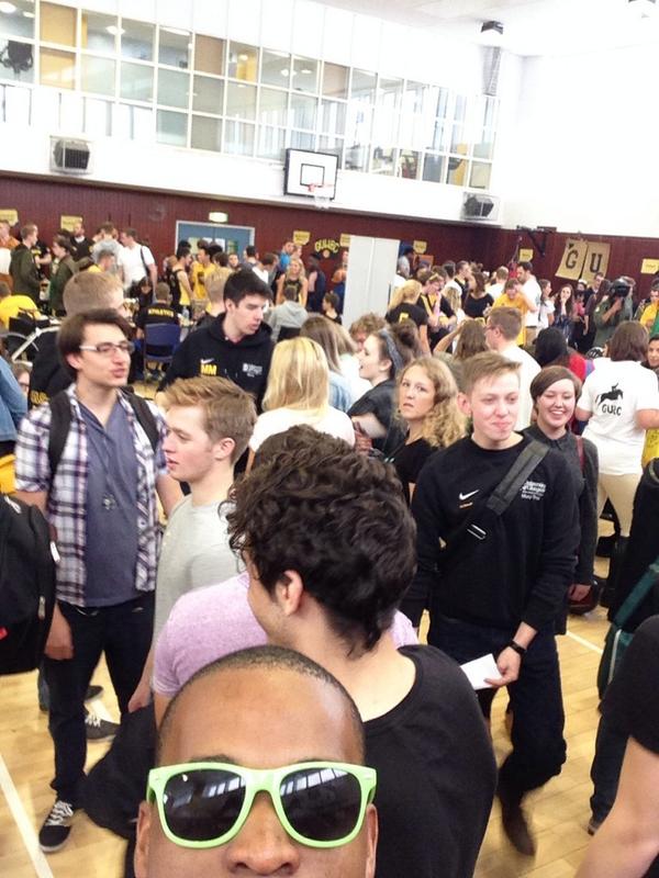 GUSAMuayThai's tweet photo. Sports fair selfie? Because we can!!! @GUSAPresident @glasgowunisport #gusafw14 http://t.co/HZuWwHq9eC
