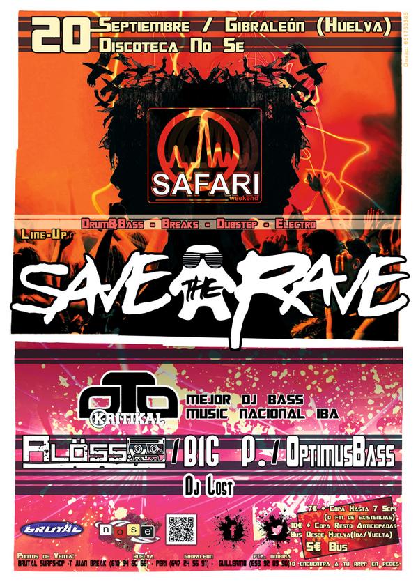 SafariWeekend's tweet photo. Quieres venirte de #Safari y ver a @savetheravedjs y @oToDnb Síguenos y haz RT para participar en #SORTEO de 1entrada http://t.co/6z5Xyht4J1