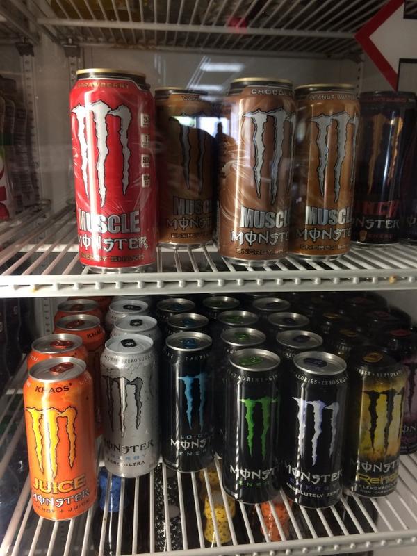 donb523's tweet image. Wish my fridge looked like this  #monster