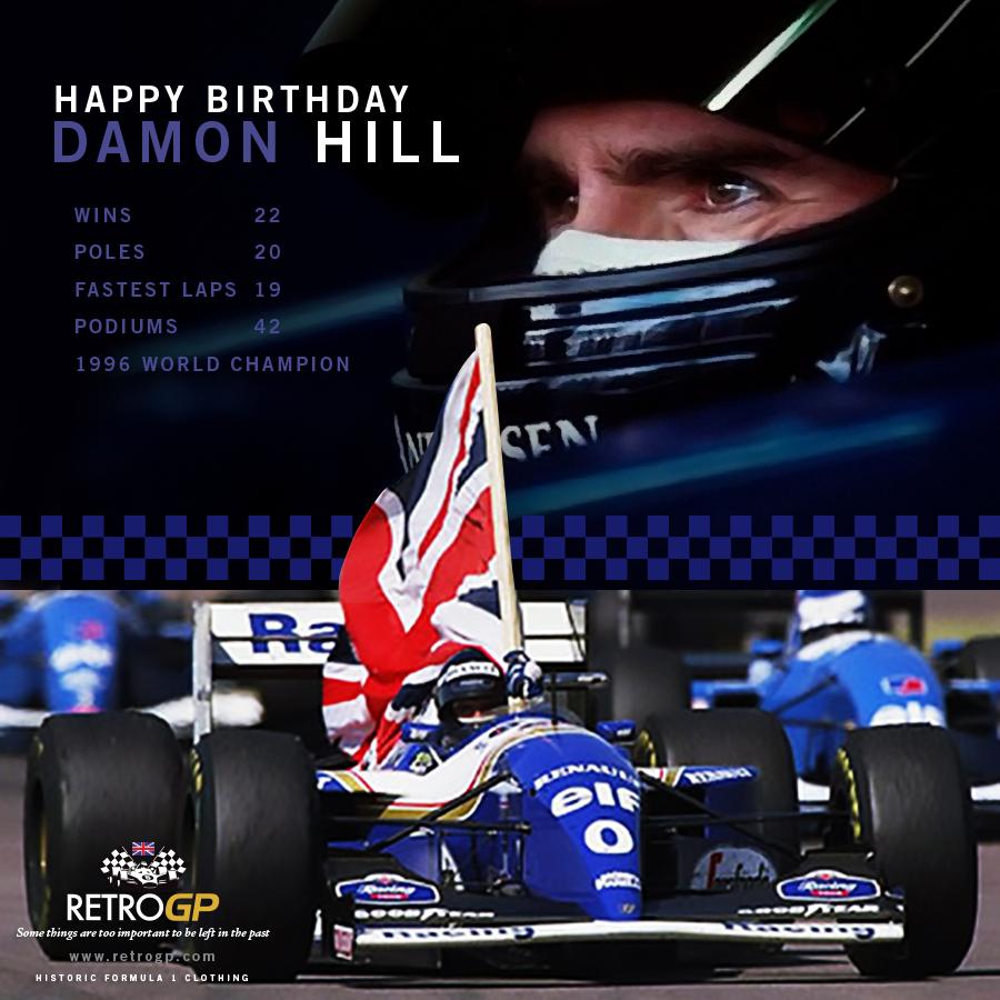 Its a Happy Birthday to Damon Hill who turns 54 today   you sent a moonpig??