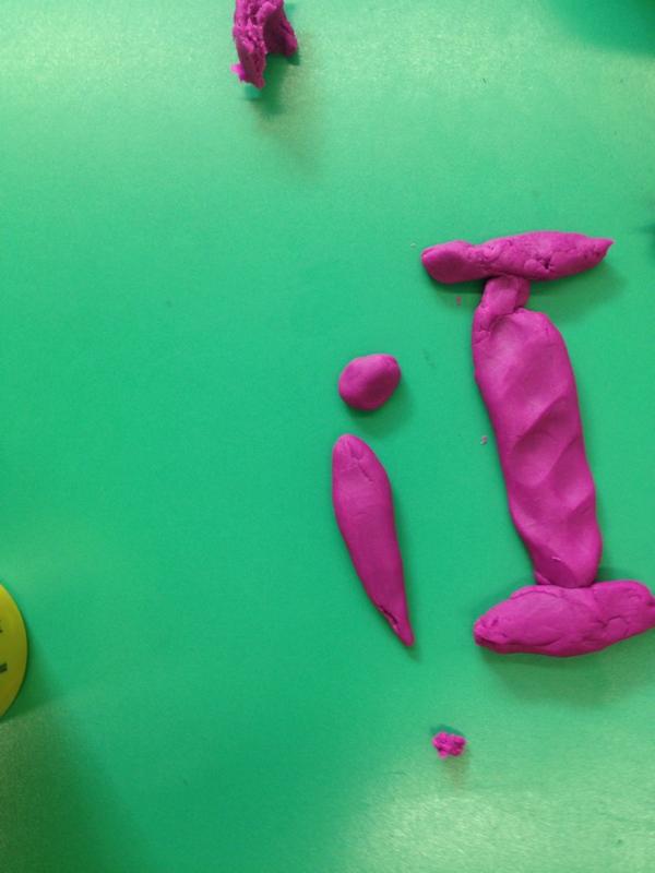 MVS_Hutchinson's tweet image. Using play doh to make letters. #MultisensoryInstruction