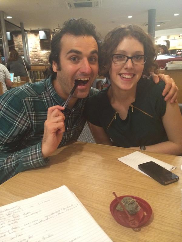 FullFatprods's tweet photo. Great meeting with @PatrickJMonahan on future project! See him now on @ITV #celebritysquares.That pen taste good pat? http://t.co/nI4C6s8P24