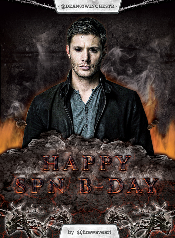 .@Dean67Winchestr have an awesome #SPNBirthday!
#SPNFamily #Supernatural <a href="/cw_spn/">Supernatural</a> <a href="/WinchesterBros/">Winchester Bros</a>