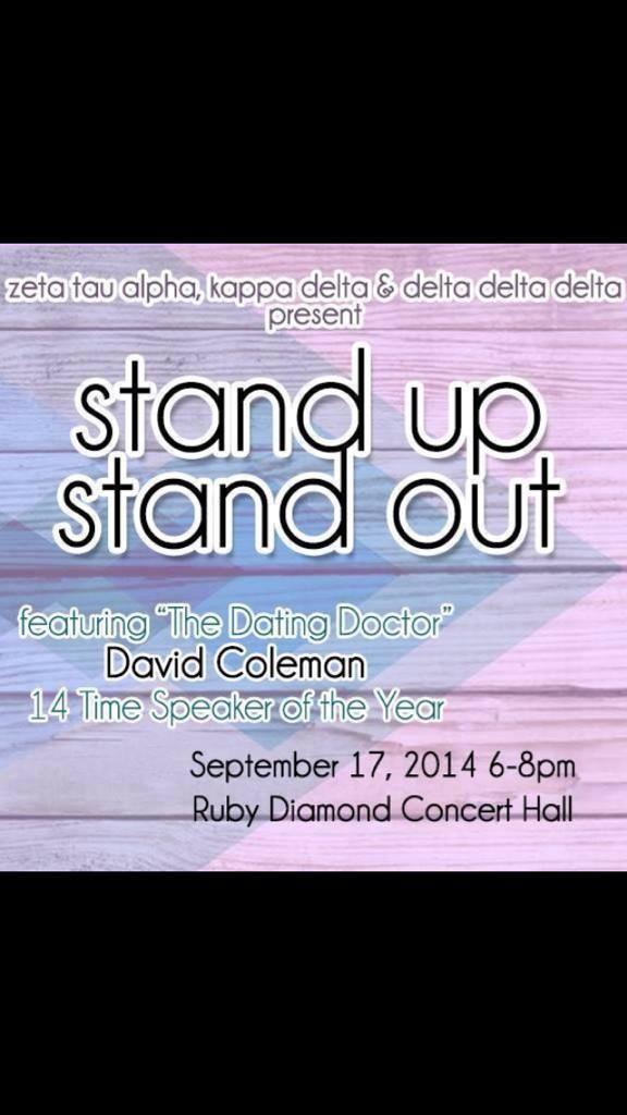 Don't forget about Stand Up Stand Out tonight from 6-8 in Ruby Diamond! <a href="/FSUZetaTauAlpha/">FSUZetaTauAlpha</a> <a href="/FSUTriDelta/">FSU Tri Delta</a> <a href="/FSUKappaDelta/">FSU KD</a>