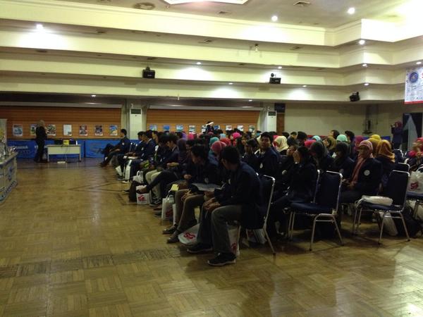 CompanyVisit14's tweet photo. Acara Company Visit 2014 telah dimulai http://t.co/7HAZZcX2tD