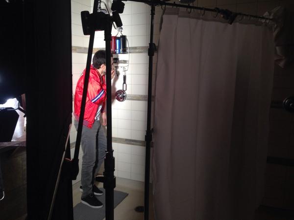 BGALLY17's tweet photo. Can someone get this creep out of my shower!! Hah thanks for the laughs  @BaruchelNDG #Club1909 @CanadiensMTL http://t.co/YkFUPJF45g