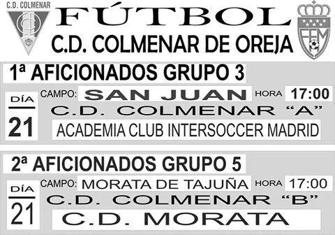 C_D_COLMENAR's tweet photo. @Cd_Morata - @COLMENAR_B http://t.co/VN1iL58Wcx