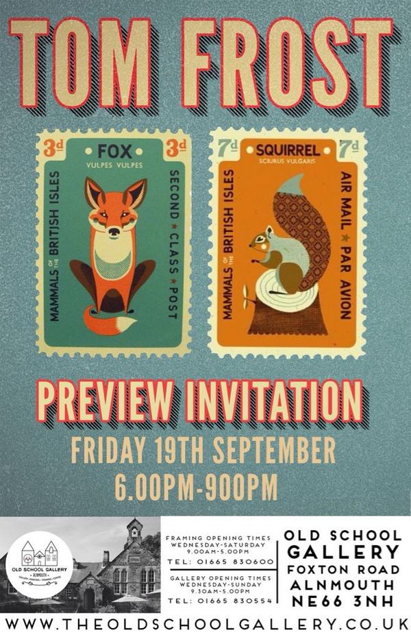 We would like to invite all of our followers to the preview on Friday.
RSVP #tomfrost #printmaking #art #newcastle