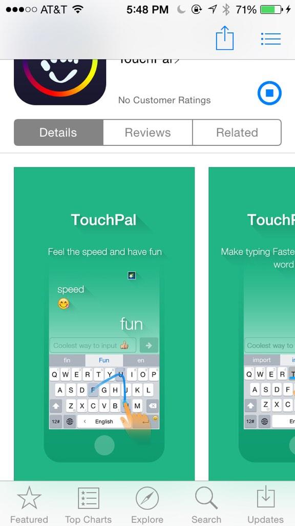 TechnologyOCD's tweet image. 6. TextExpander-itunes.apple.com/us/app/textexp…
7. Touchpal- itunes.apple.com/us/app/touchpa…
