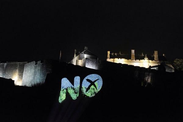 UKLabour's tweet image. Glasgow, Stirling and Edinburgh say #NoThanks #indyref #LabourNo