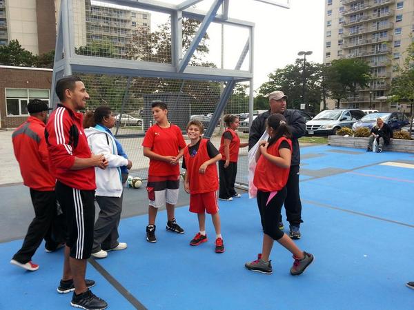 We're hanging with our seniors today at <a href="/StorefrontKGO/">The Storefront</a>. It's time for some small-sided games!