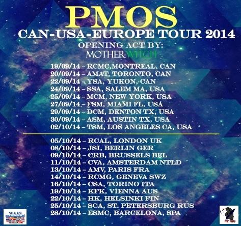 PMOSband's tweet photo. We'll be on tour with @MotherWitchBand ... Check out the dates book your favorite and see you in there!! http://t.co/n3iXw1MYHa
