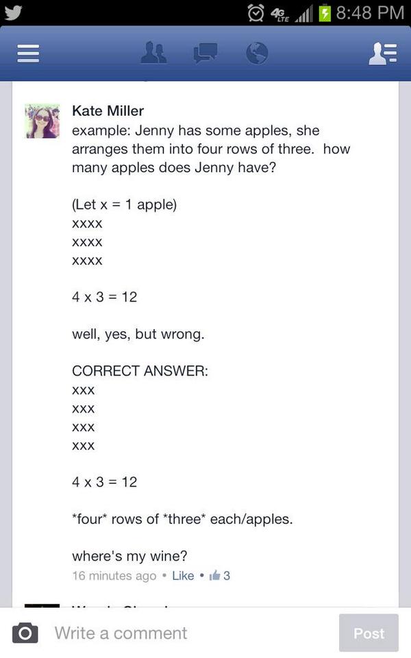 katemillercny's tweet image. #CommonCoreProblems
Miss E had it right but she had to explain it to me three different ways...