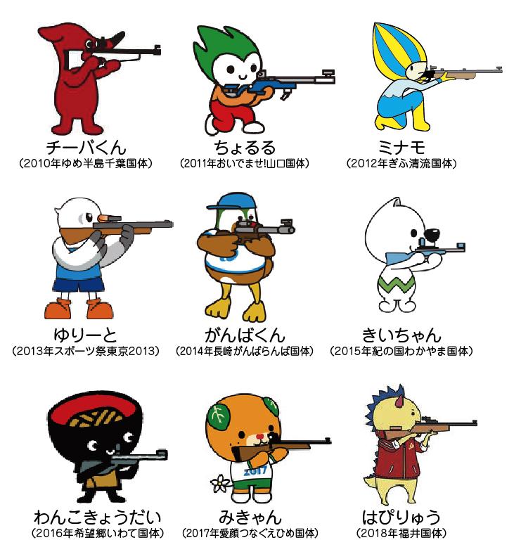 K 43 En Twitter Kwhrkym 国体ゆるキャラ25年分詰め合わせ T Co R9ika1kaxr Twitter